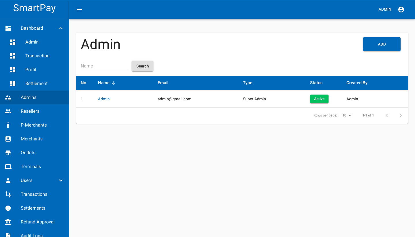 smartpay admin